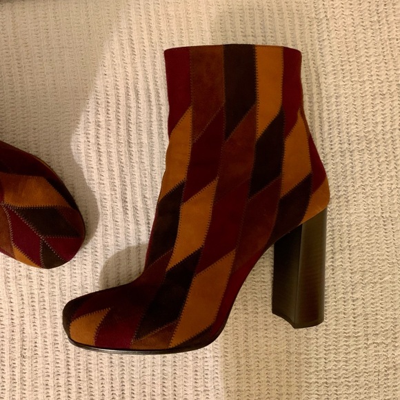 Suede Patchwork Prada Boots - Picture 3 of 7